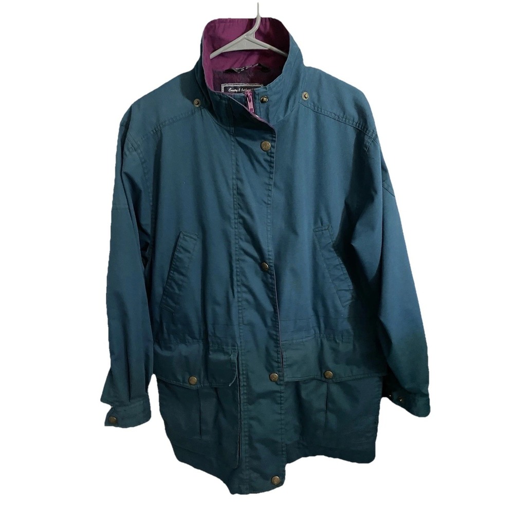 Weatherproof Vintage Men's Classic Fit Casual Button Down Jacket, Medium Zip